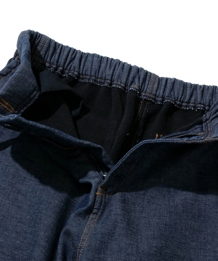 go slow caravan(ゴースローキャラバン) |ストレッチデニム裏フリース冬キャンプパンツ (MENS/WOMENS)