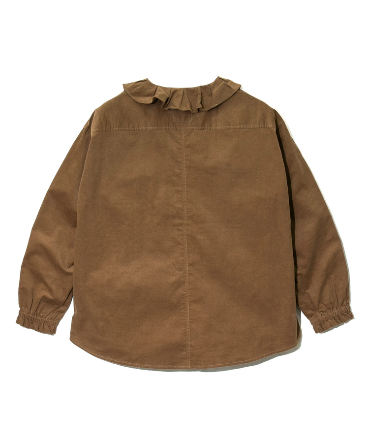 go slow caravan(ゴースローキャラバン) |NUEVO BLANCA/ヌエヴォブランカ プリーツカラーブラウス (WOMENS)
