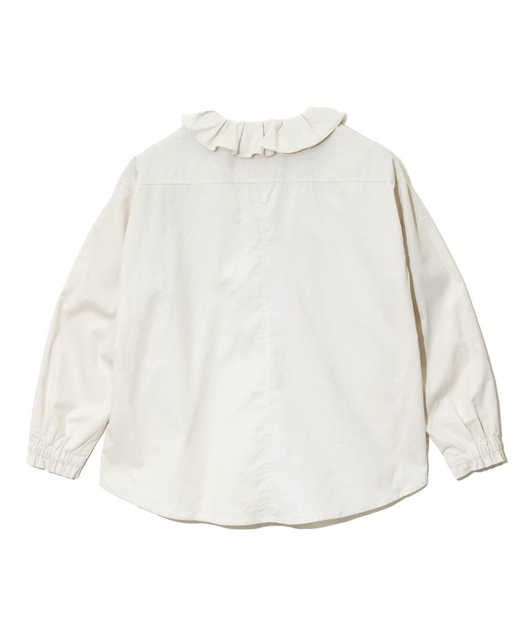 go slow caravan(ゴースローキャラバン) |NUEVO BLANCA/ヌエヴォブランカ プリーツカラーブラウス (WOMENS)