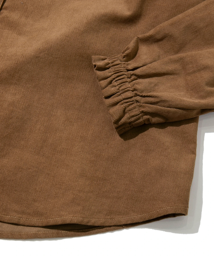 go slow caravan(ゴースローキャラバン) |NUEVO BLANCA/ヌエヴォブランカ プリーツカラーブラウス (WOMENS)