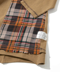go slow caravan(ゴースローキャラバン) |CUBE SUGAR/キューブシュガー 天竺xデニムパウダー加工長袖リメイク風PO (WOMENS)