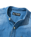 go slow caravan(ゴースローキャラバン) |CUBE SUGAR/キューブシュガー 6.5ozテデニムxヒッコリーワークワンピース (WOMENS)
