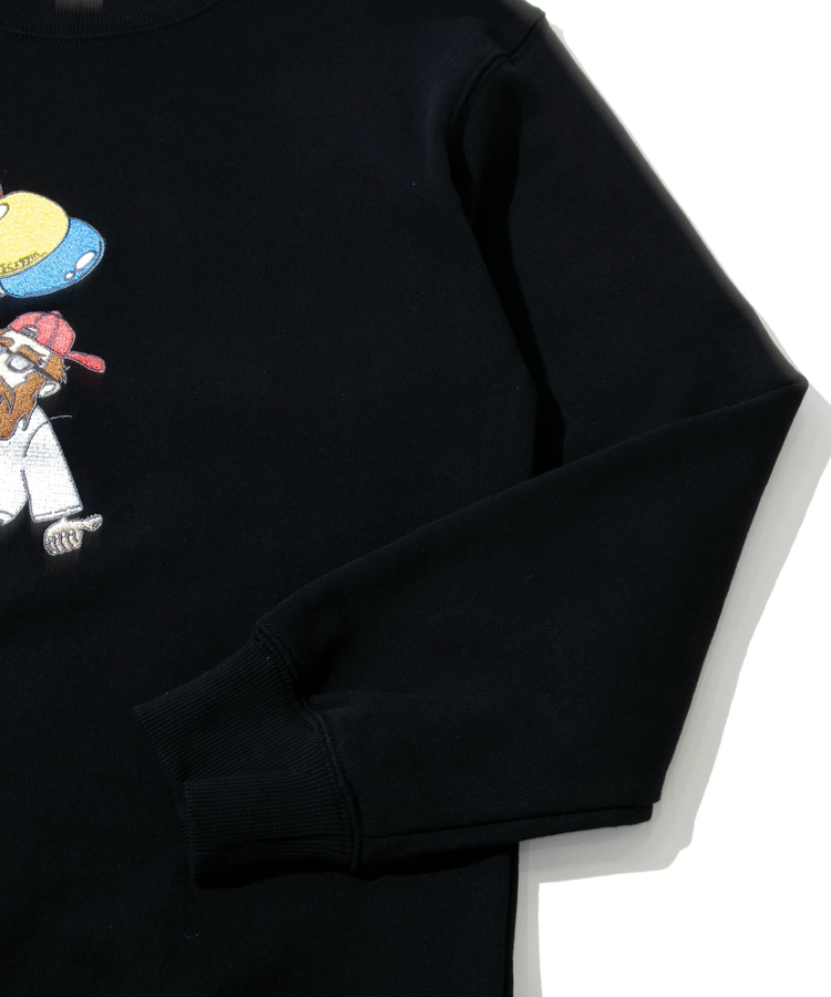 go slow caravan(ゴースローキャラバン) |【GSC別注】gym master/ジムマスター gym master×gsc 10.3oz オジサン刺繍スウェットシャツ (MENS)