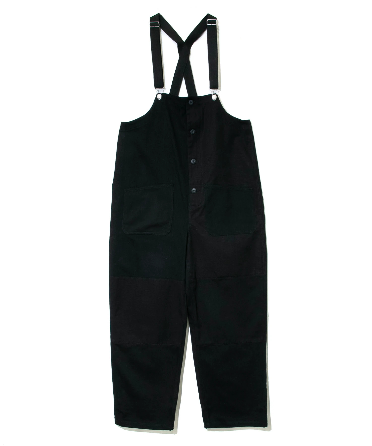 ブラック チェッカーパターン オーバーオール M BAYCANT/ベイカント 3素材オーバーオール (MENS)｜ファッション通販