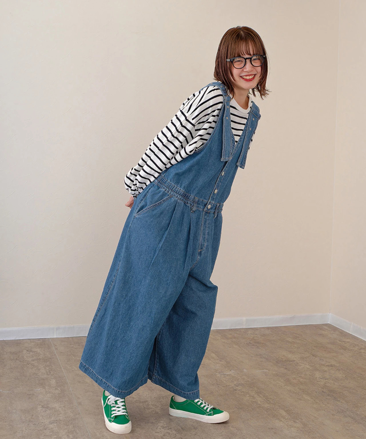 milimili ミリミリ デニムサロペット オーバーオール｜Yahoo