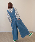 go slow caravan(ゴースローキャラバン) |mililopiulu/ミリロピュール Vネックワイドデニムサロペット (WOMENS)