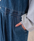 go slow caravan(ゴースローキャラバン) |mililopiulu/ミリロピュール Vネックワイドデニムサロペット (WOMENS)