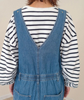 go slow caravan(ゴースローキャラバン) |mililopiulu/ミリロピュール Vネックワイドデニムサロペット (WOMENS)
