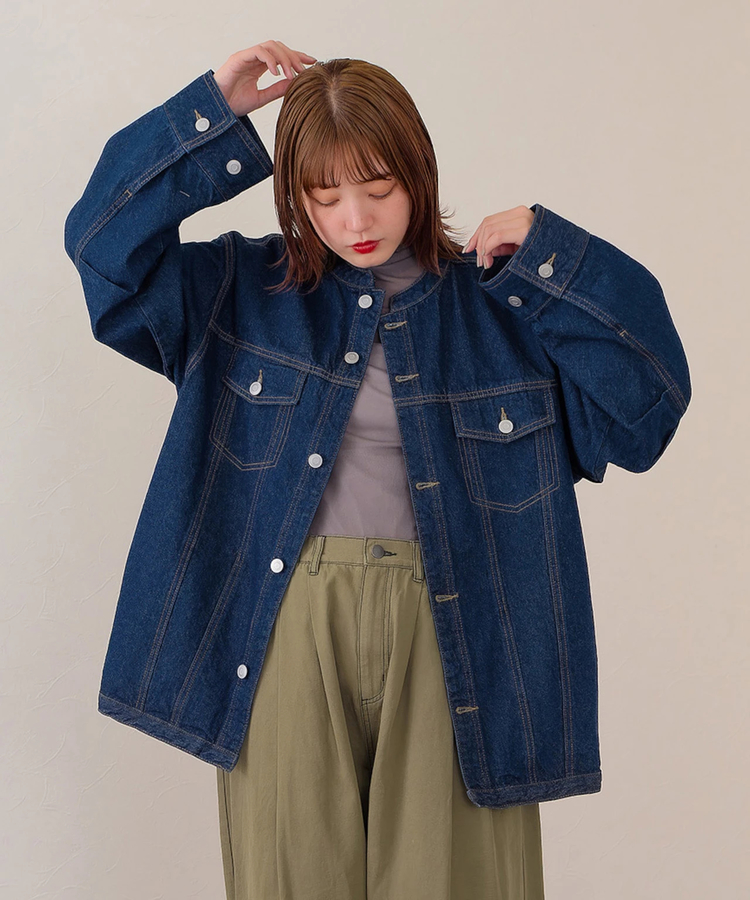 go slow caravan(ゴースローキャラバン) |Cotopone/コトポーネ ベーシックデニムジャケット (WOMENS)