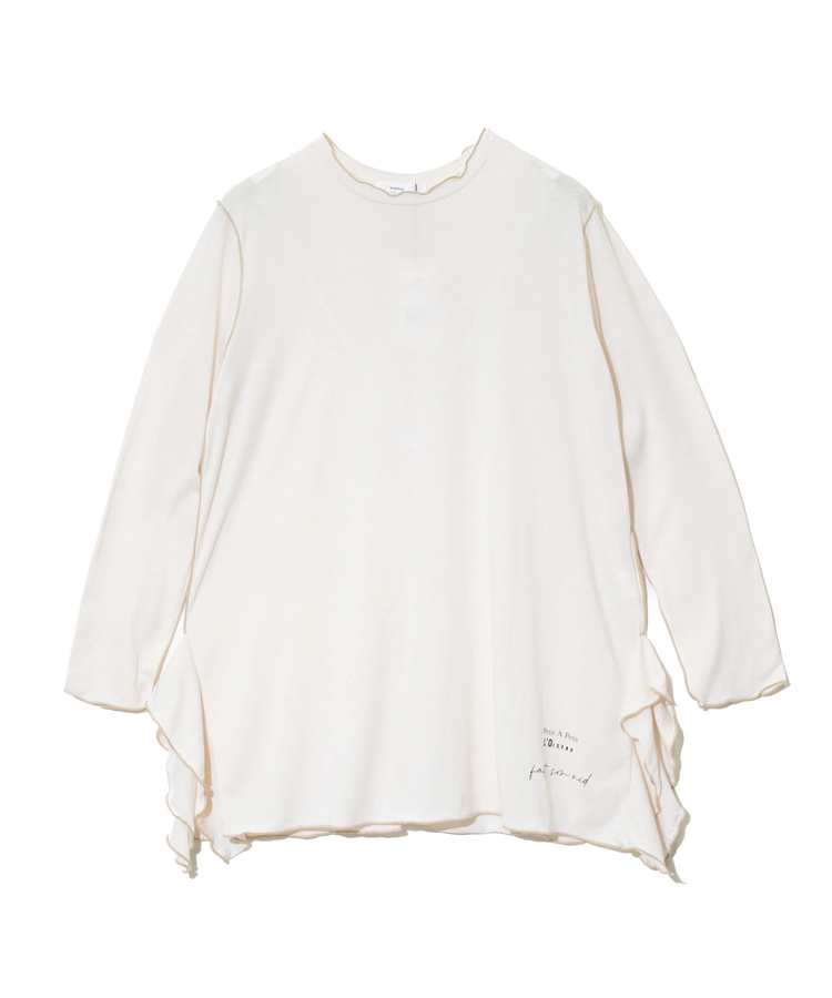 go slow caravan(ゴースローキャラバン) |KAKELA&TRANQUIL/カケラ＆トランクイル T/C天竺スクエアクルー (WOMENS)