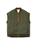 go slow caravan(ゴースローキャラバン) |le colis/ルコリ 裏配色MA-1ベスト (WOMENS)