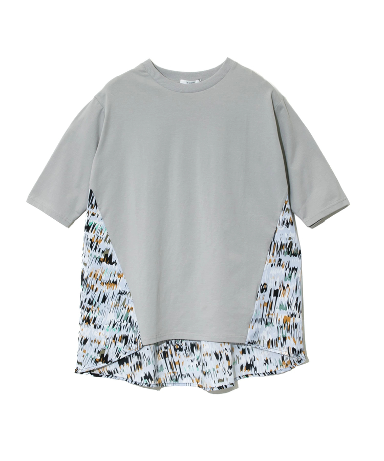 go slow caravan(ゴースローキャラバン) |le colis/ルコリ 異素材切替半袖TEE (WOMENS)