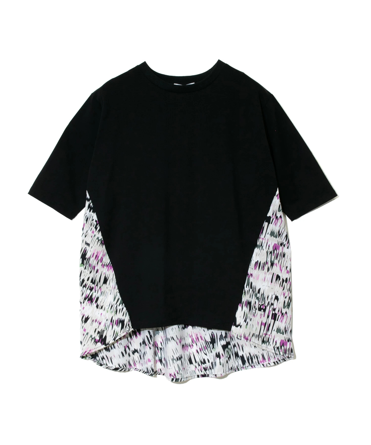 go slow caravan(ゴースローキャラバン) |le colis/ルコリ 異素材切替半袖TEE (WOMENS)
