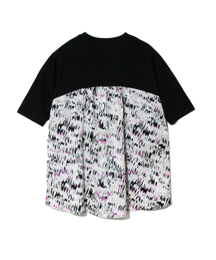 go slow caravan(ゴースローキャラバン) |le colis/ルコリ 異素材切替半袖TEE (WOMENS)