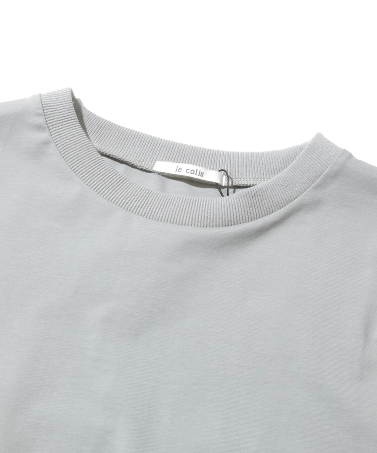 go slow caravan(ゴースローキャラバン) |le colis/ルコリ 異素材切替半袖TEE (WOMENS)