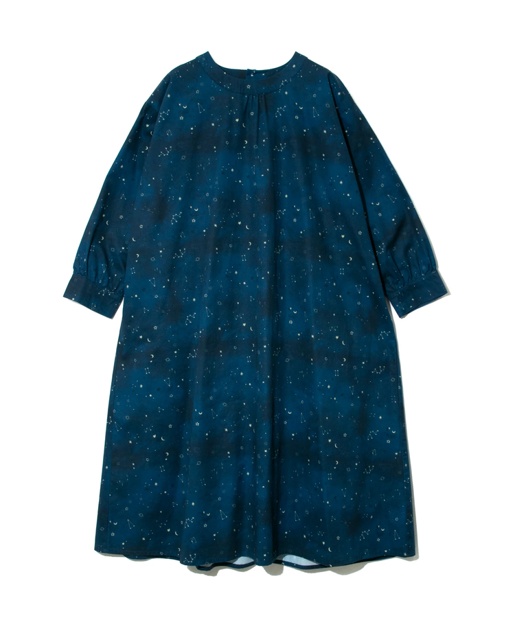 go slow caravan(ゴースローキャラバン) |Emago/イマゴ 星空総柄プリントワンピース (WOMENS)