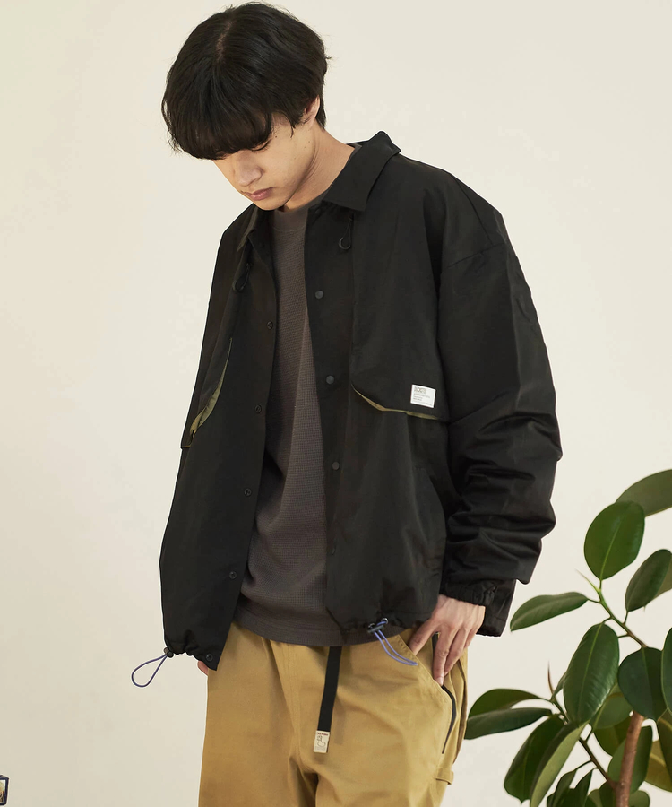 go slow caravan(ゴースローキャラバン) |Duckster/ダックスター コットンナイロン サイドルーズコーチJKT (MENS)