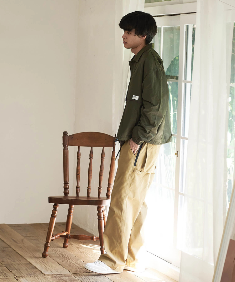 go slow caravan(ゴースローキャラバン) |Duckster/ダックスター コットンナイロン サイドルーズコーチJKT (MENS)