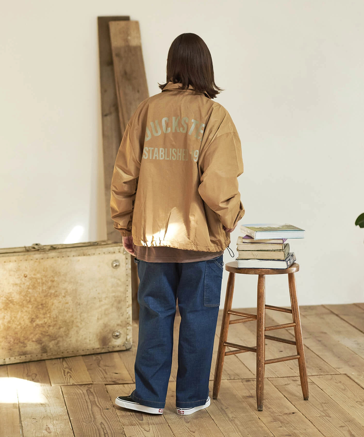 Duckster/ダックスター コットンナイロン サイドルーズコーチJKT