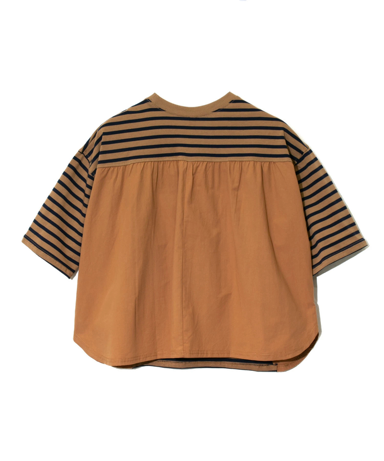 go slow caravan(ゴースローキャラバン) |NORTHERN TRUCK/ノーザントラック 布帛つかいボーダーTシャツ (WOMENS)