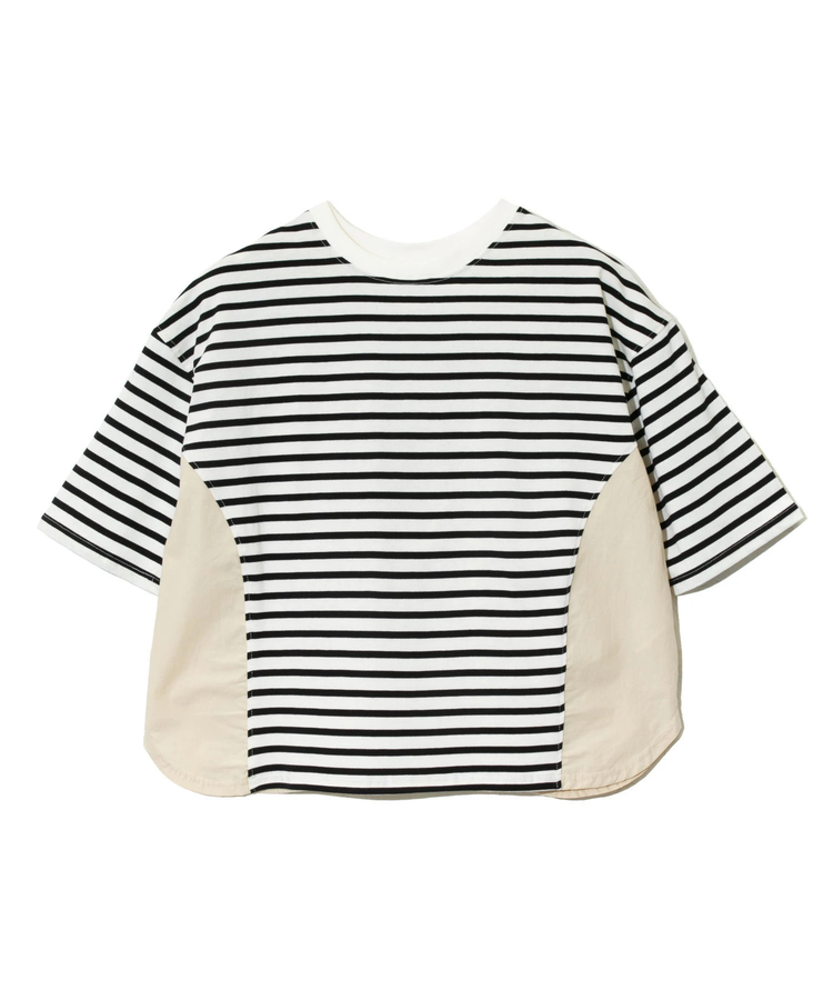 go slow caravan(ゴースローキャラバン) |NORTHERN TRUCK/ノーザントラック 布帛つかいボーダーTシャツ (WOMENS)