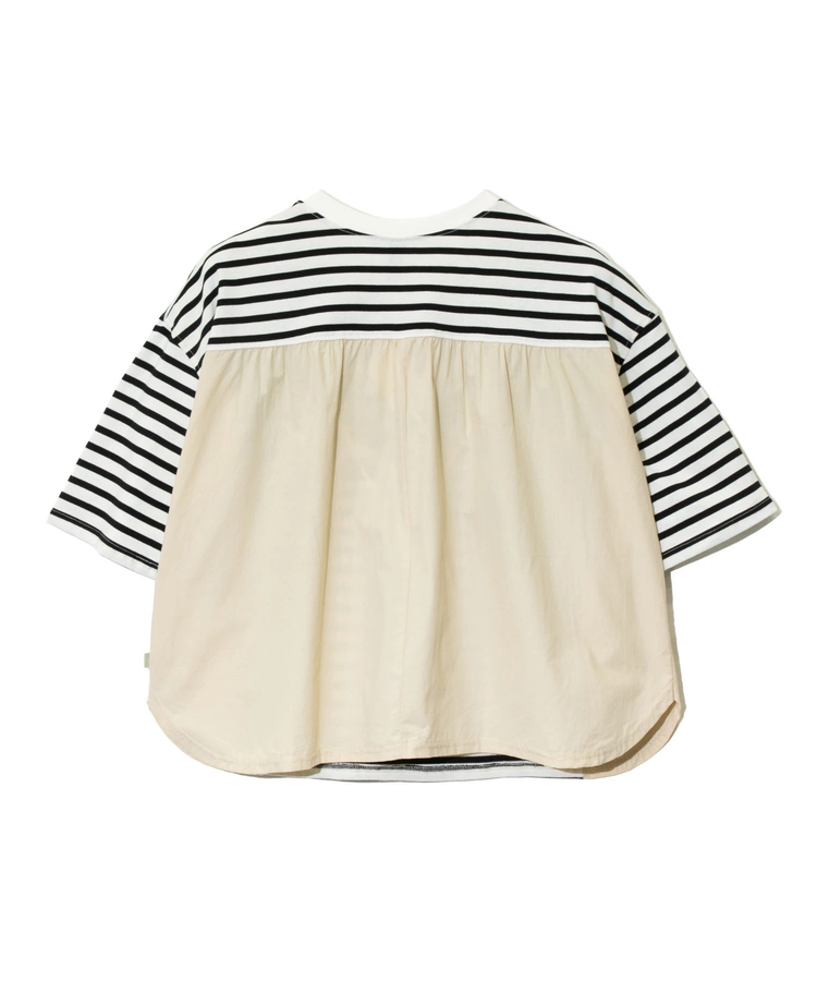 go slow caravan(ゴースローキャラバン) |NORTHERN TRUCK/ノーザントラック 布帛つかいボーダーTシャツ (WOMENS)