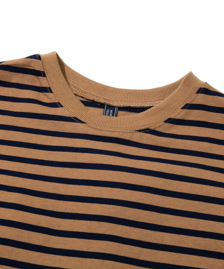 go slow caravan(ゴースローキャラバン) |NORTHERN TRUCK/ノーザントラック 布帛つかいボーダーTシャツ (WOMENS)