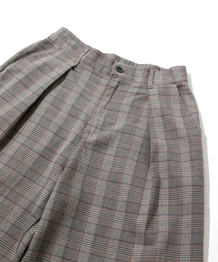 go slow caravan(ゴースローキャラバン) |NORTHERN TRUCK/ノーザントラック タック入りチェックパンツ (WOMENS)