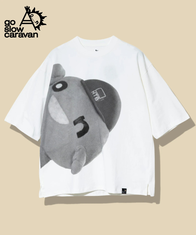 go slow caravan(ゴースローキャラバン) |【 onちゃんx go slow caravan 】 USA/C onちゃん BIGプリントTEE (MENS)