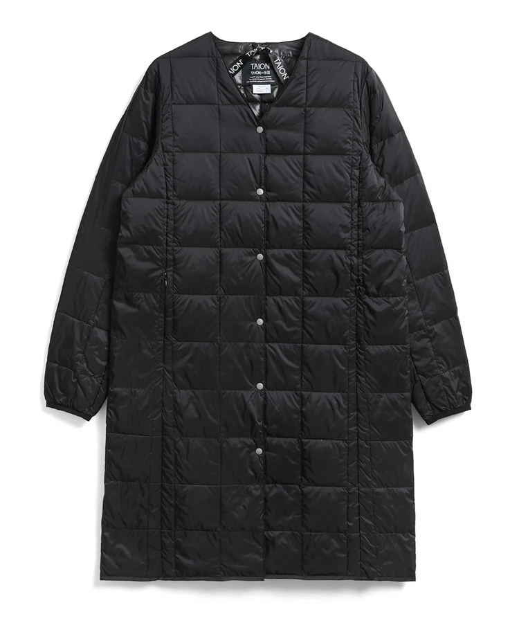 go slow caravan(ゴースローキャラバン) |TAION/タイオン V NECK  LONG DOWN JKT (WOMENS)