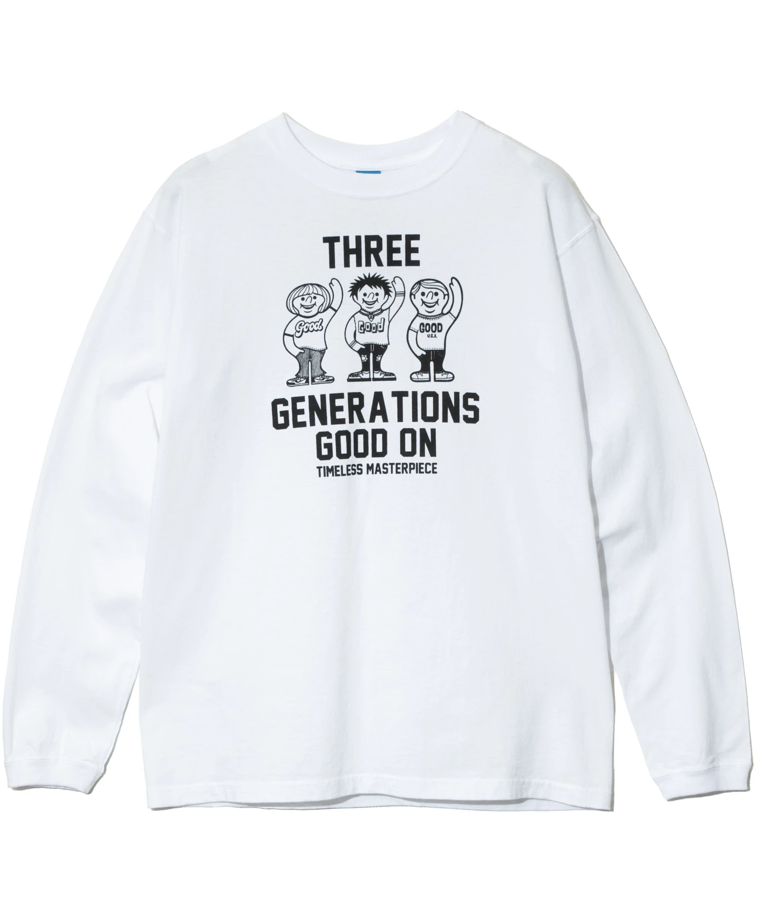 GOOD ON/グッドオン THREE GENERATIONS LS CREW TEE (MENS