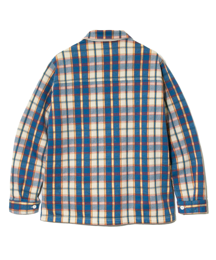go slow caravan(ゴースローキャラバン) |GOOD ON/グッドオン FLANNEL CHECK SWEAT SHIRT JACKET (MENS)