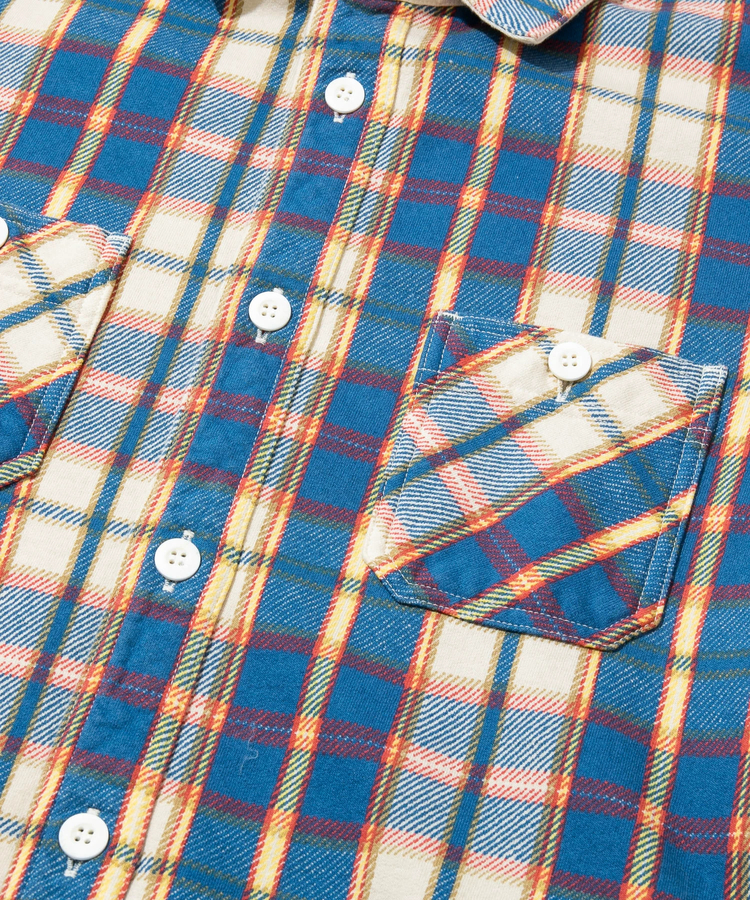 go slow caravan(ゴースローキャラバン) |GOOD ON/グッドオン FLANNEL CHECK SWEAT SHIRT JACKET (MENS)