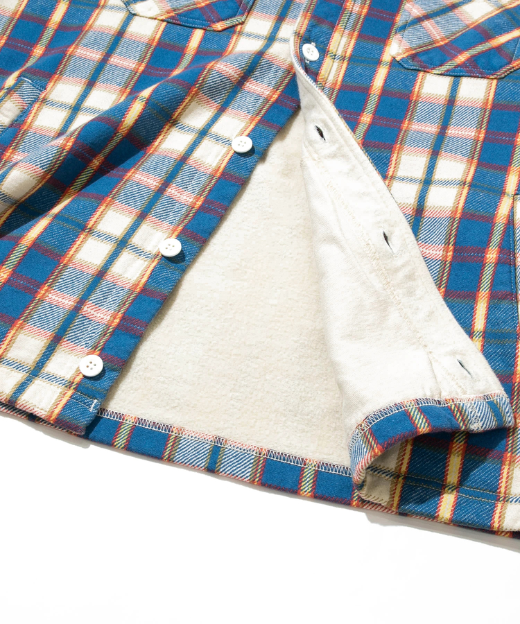 go slow caravan(ゴースローキャラバン) |GOOD ON/グッドオン FLANNEL CHECK SWEAT SHIRT JACKET (MENS)