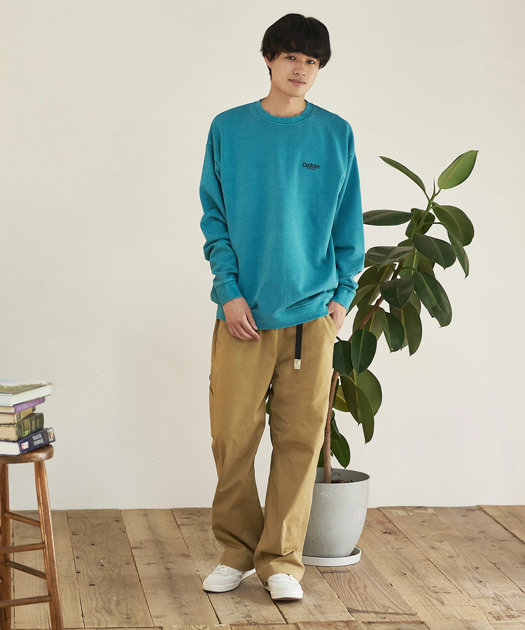 go slow caravan(ゴースローキャラバン) |DUCKSTER/ダックスター ピグメント クルースウェット《STUDIUM TOUR》(MENS)