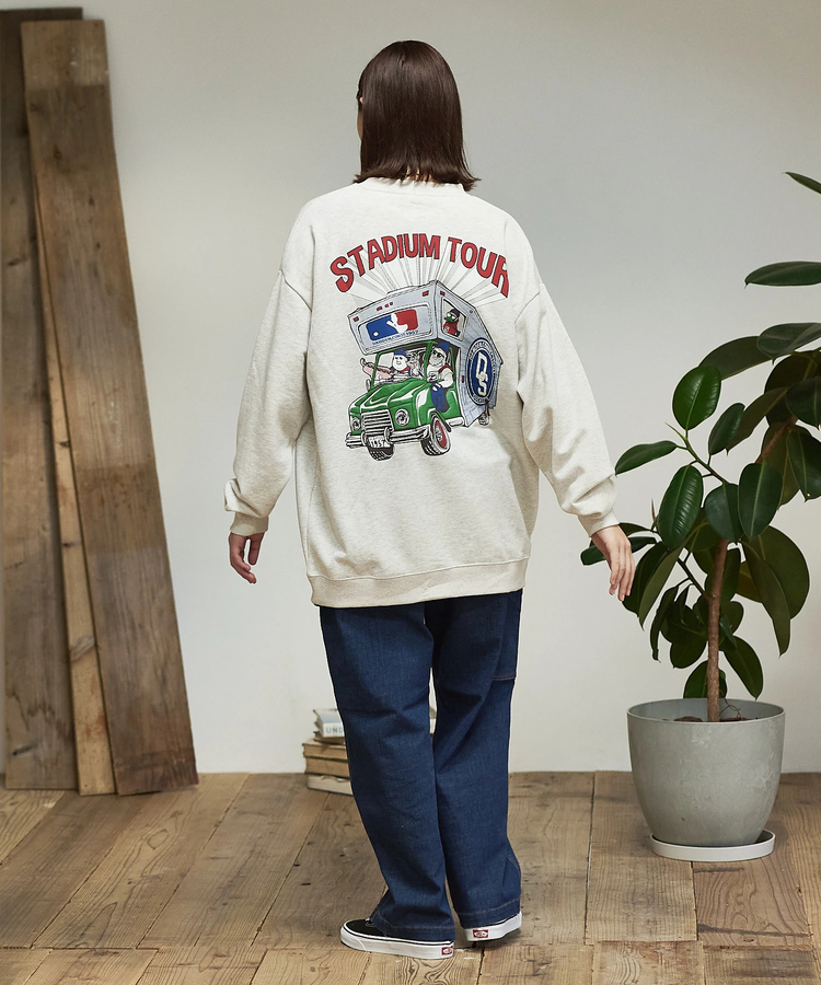 go slow caravan(ゴースローキャラバン) |DUCKSTER/ダックスター ピグメント クルースウェット《STUDIUM TOUR》(MENS)