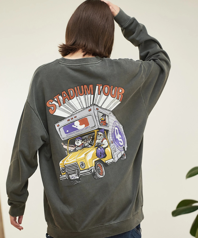 go slow caravan(ゴースローキャラバン) |DUCKSTER/ダックスター ピグメント クルースウェット《STUDIUM TOUR》(MENS)