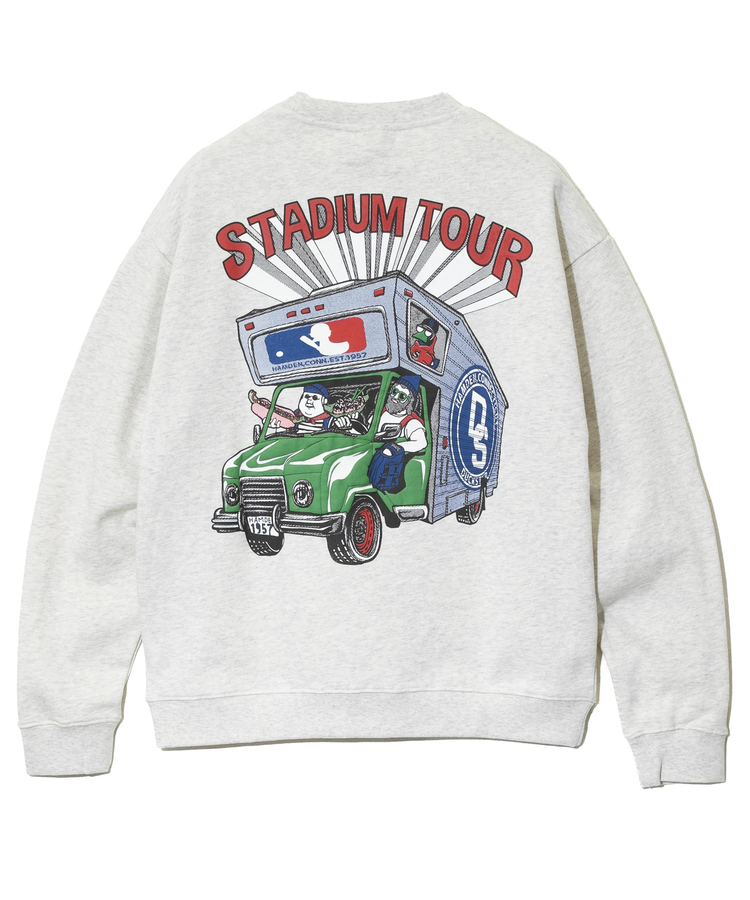 go slow caravan(ゴースローキャラバン) |DUCKSTER/ダックスター ピグメント クルースウェット《STUDIUM TOUR》(MENS)