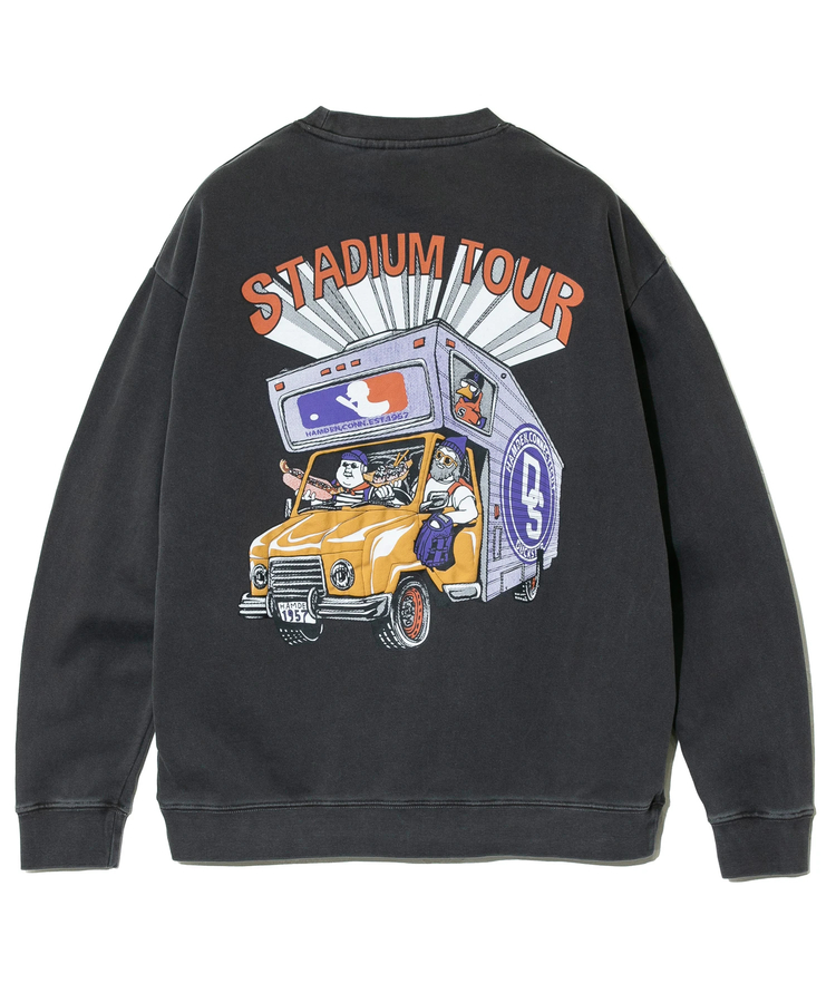 go slow caravan(ゴースローキャラバン) |DUCKSTER/ダックスター ピグメント クルースウェット《STUDIUM TOUR》(MENS)