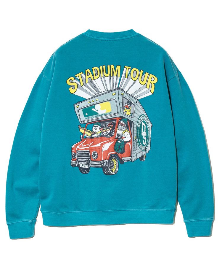 go slow caravan(ゴースローキャラバン) |DUCKSTER/ダックスター ピグメント クルースウェット《STUDIUM TOUR》(MENS)