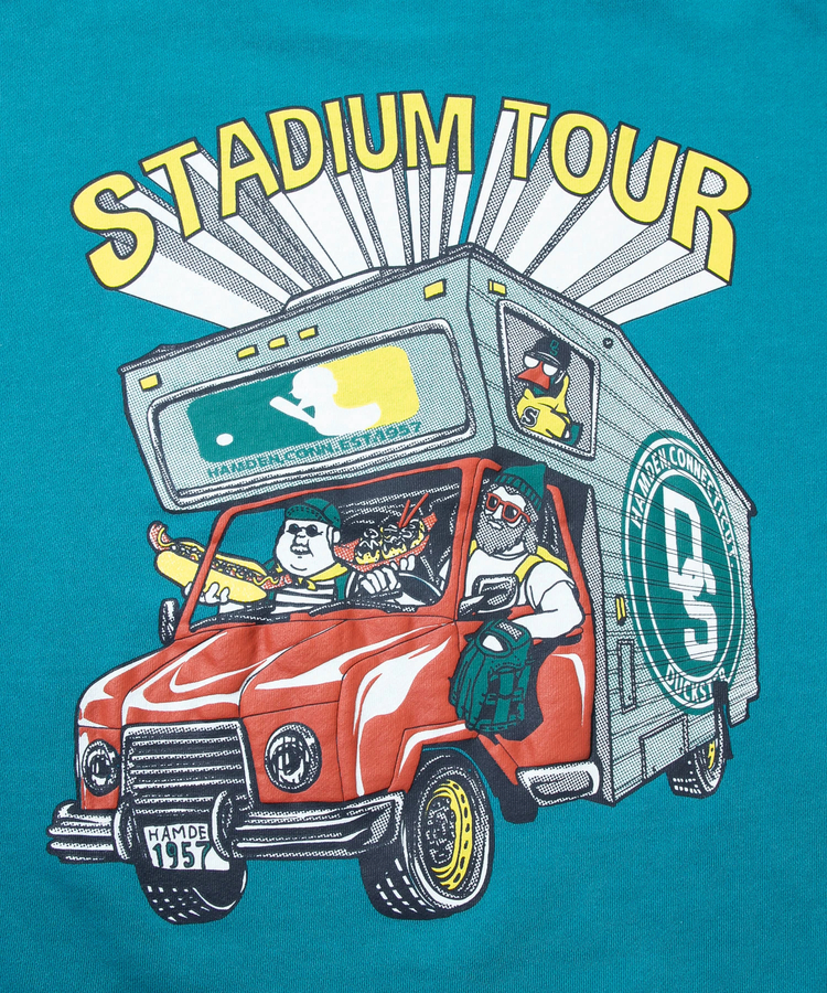 go slow caravan(ゴースローキャラバン) |DUCKSTER/ダックスター ピグメント クルースウェット《STUDIUM TOUR》(MENS)