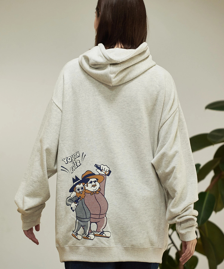 go slow caravan(ゴースローキャラバン) |DUCKSTER/ダックスター ピグメント パーカー《TEAM MATE》(MENS)