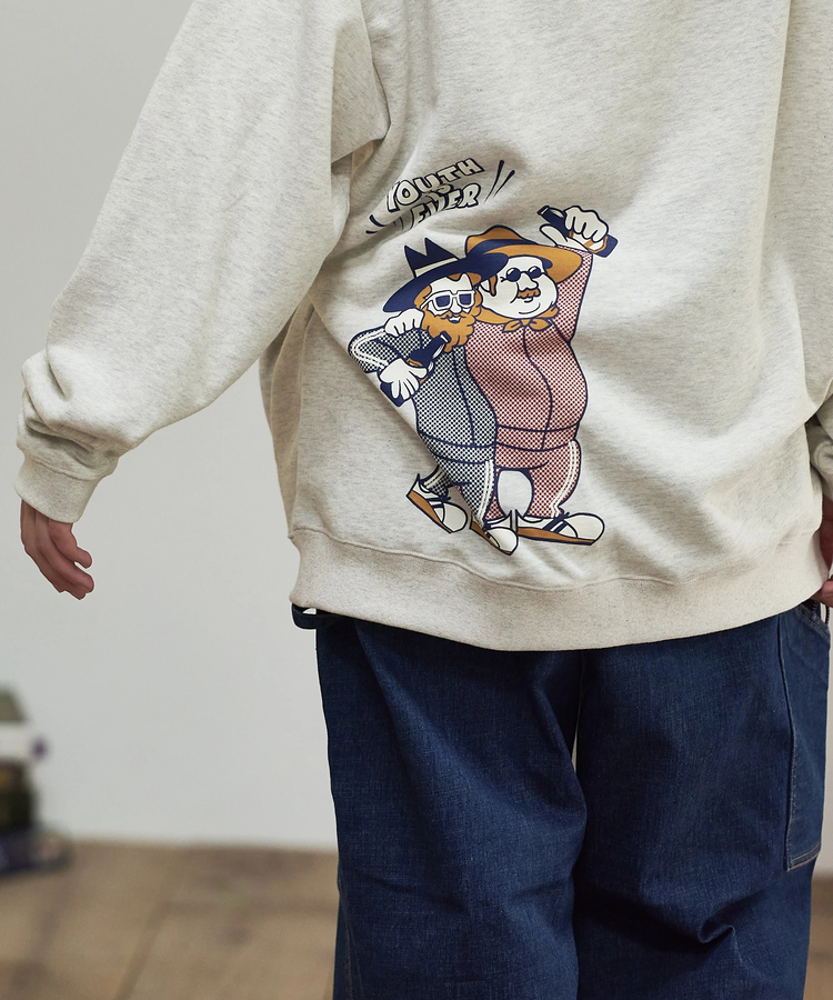 go slow caravan(ゴースローキャラバン) |DUCKSTER/ダックスター ピグメント パーカー《TEAM MATE》(MENS)