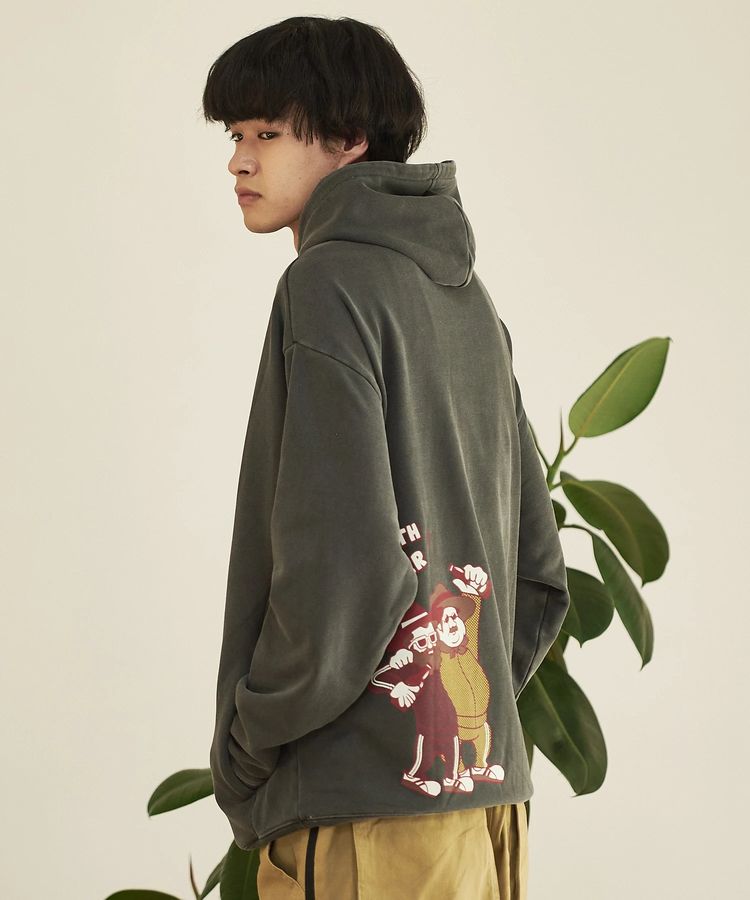 go slow caravan(ゴースローキャラバン) |DUCKSTER/ダックスター ピグメント パーカー《TEAM MATE》(MENS)