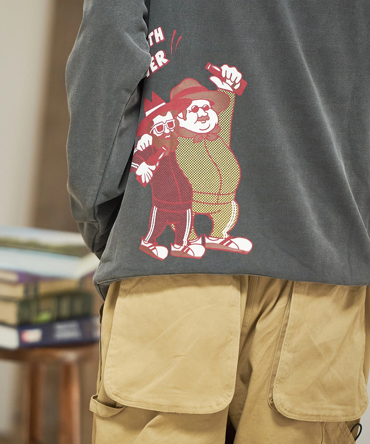 go slow caravan(ゴースローキャラバン) |DUCKSTER/ダックスター ピグメント パーカー《TEAM MATE》(MENS)