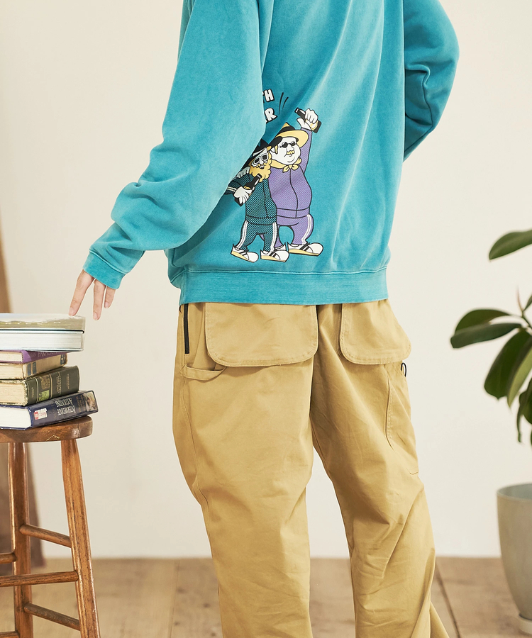 go slow caravan(ゴースローキャラバン) |DUCKSTER/ダックスター ピグメント パーカー《TEAM MATE》(MENS)