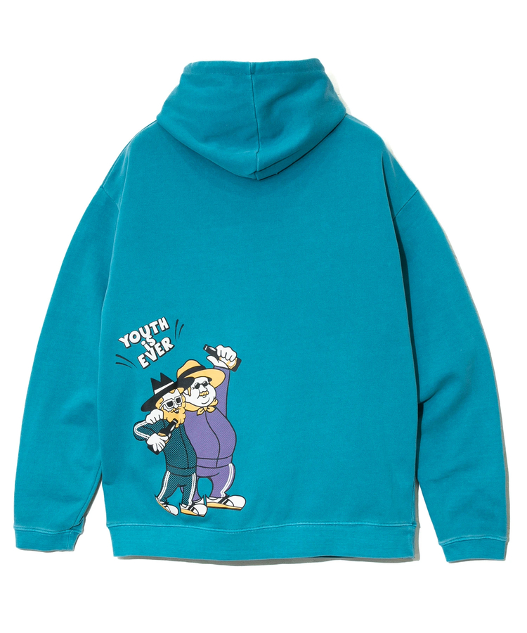 go slow caravan(ゴースローキャラバン) |DUCKSTER/ダックスター ピグメント パーカー《TEAM MATE》(MENS)