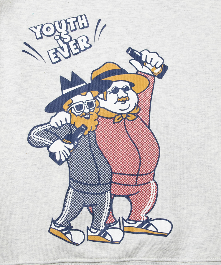 go slow caravan(ゴースローキャラバン) |DUCKSTER/ダックスター ピグメント パーカー《TEAM MATE》(MENS)