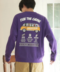 go slow caravan(ゴースローキャラバン) |DUCKSTER/ダックスター 刺繍/プリント クルーSW《FUN THE GAME》(MENS)