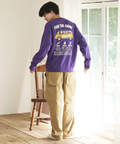 go slow caravan(ゴースローキャラバン) |DUCKSTER/ダックスター 刺繍/プリント クルーSW《FUN THE GAME》(MENS)